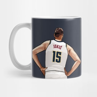 Nikola Jokic Vector Back Mug